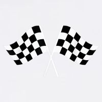 Checkered Flag Racing Garment-Dyed Sweatshirt