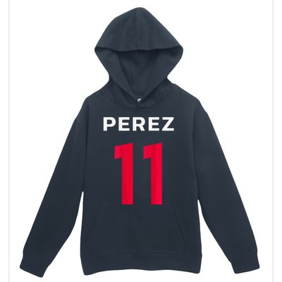 Checo Formula Racing Driver 11 Fan Team Hecho En Mexico Urban Pullover Hoodie