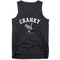 Cranky Fishing Reel Pun Humor Fishermen Hoilday Tank Top