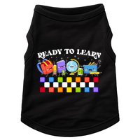 Cute Funny Ready To Learn Back To School Doggie Tank
