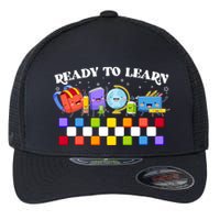 Cute Funny Ready To Learn Back To School Flexfit Unipanel Trucker Cap