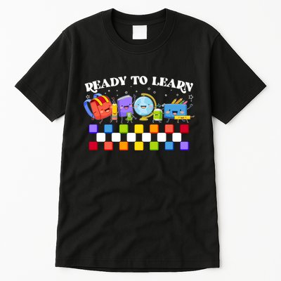 Cute Funny Ready To Learn Back To School Tall T-Shirt