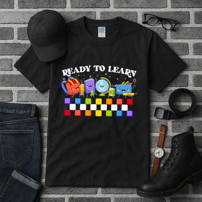 Cute Funny Ready To Learn Back To School Tall T-Shirt