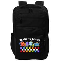 Cute Funny Ready To Learn Back To School Impact Tech Backpack