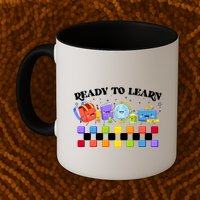 Cute Funny Ready To Learn Back To School Mug