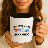 Cute Funny Ready To Learn Back To School Mug