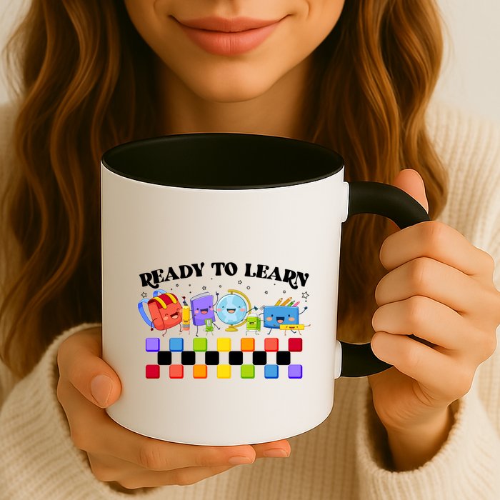 Cute Funny Ready To Learn Back To School Mug