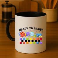 Cute Funny Ready To Learn Back To School Mug