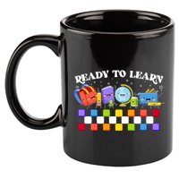 Cute Funny Ready To Learn Back To School 11oz C Handle Ceramic Mug