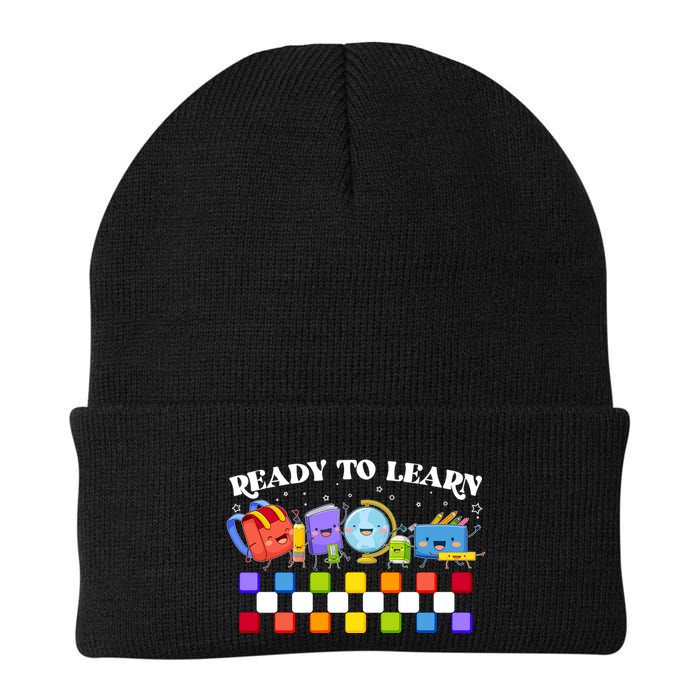 Cute Funny Ready To Learn Back To School Beanie