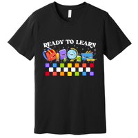 Cute Funny Ready To Learn Back To School Premium T-Shirt
