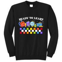Cute Funny Ready To Learn Back To School Tall Sweatshirt