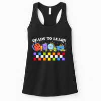 Cute Funny Ready To Learn Back To School Womens Tank Top