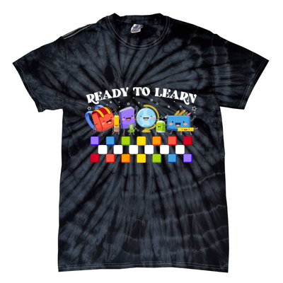 Cute Funny Ready To Learn Back To School Tie-Dye T-Shirt