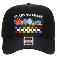 Cute Funny Ready To Learn Back To School Trucker Hat