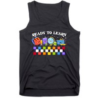 Cute Funny Ready To Learn Back To School Tank Top