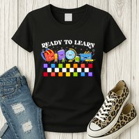 Cute Funny Ready To Learn Back To School Womens T-Shirt