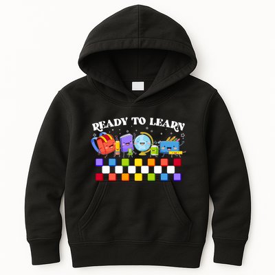 Cute Funny Ready To Learn Back To School Kids Hoodie