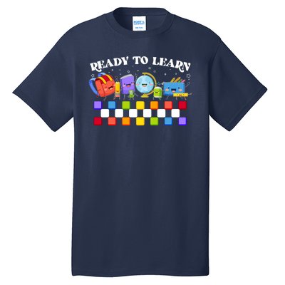 Cute Funny Ready To Learn Back To School Tall T-Shirt