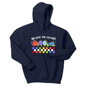 Cute Funny Ready To Learn Back To School Kids Hoodie