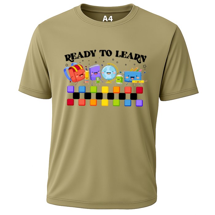 Cute Funny Ready To Learn Back To School Performance Shirt