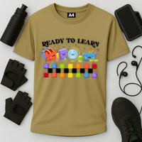 Cute Funny Ready To Learn Back To School Performance Shirt