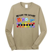 Cute Funny Ready To Learn Back To School Long Sleeve Shirt