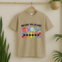 Cute Funny Ready To Learn Back To School T-Shirt