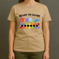 Cute Funny Ready To Learn Back To School T-Shirt