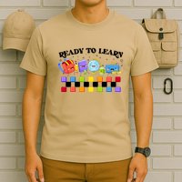 Cute Funny Ready To Learn Back To School T-Shirt