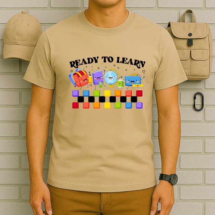Cute Funny Ready To Learn Back To School T-Shirt