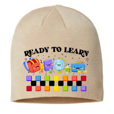 Cute Funny Ready To Learn Back To School Sustainable Beanie