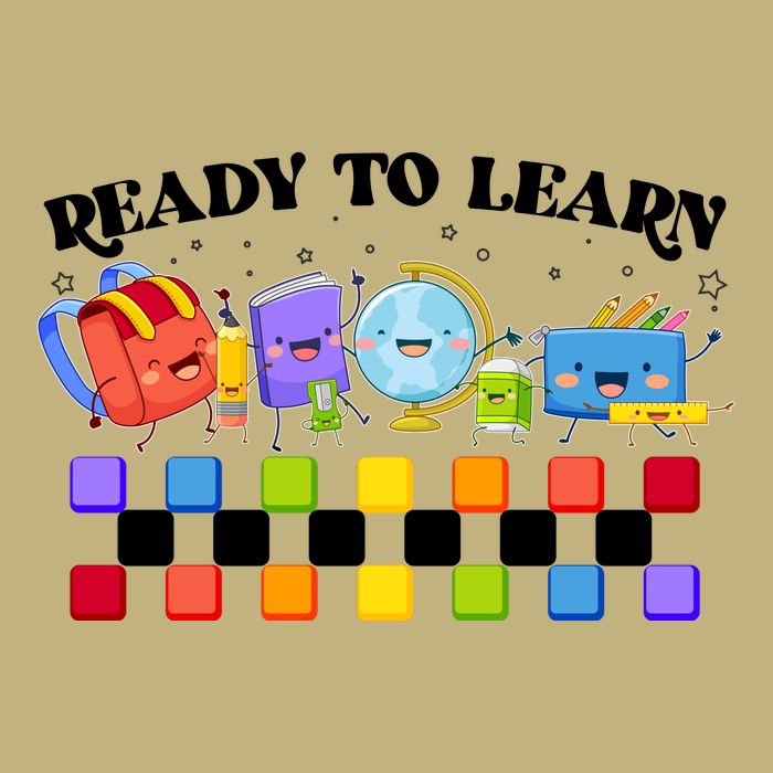 Cute Funny Ready To Learn Back To School Mousepad