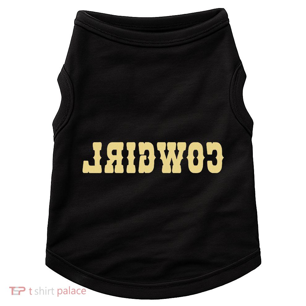 Country Funny Reverse Cowgirl Doggie Tank