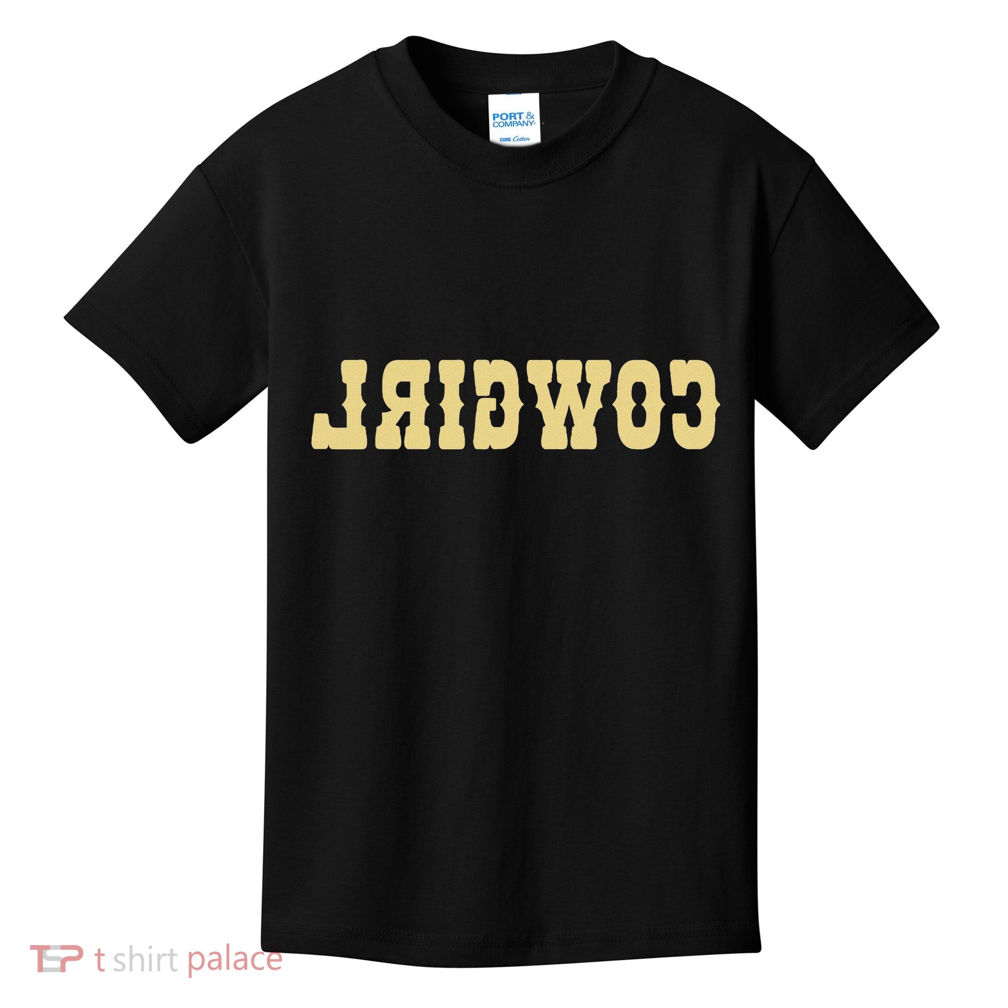 Country Funny Reverse Cowgirl Kids T-Shirt