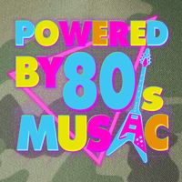 Cool Funny Retro Powered By 80's Music Legacy Tie Dye Trucker Hat