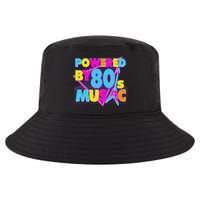 Cool Funny Retro Powered By 80's Music Cool Comfort Performance Bucket Hat