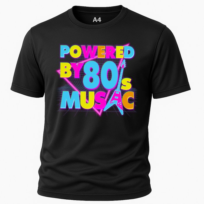 Cool Funny Retro Powered By 80's Music Performance Shirt
