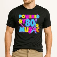 Cool Funny Retro Powered By 80's Music Performance Shirt