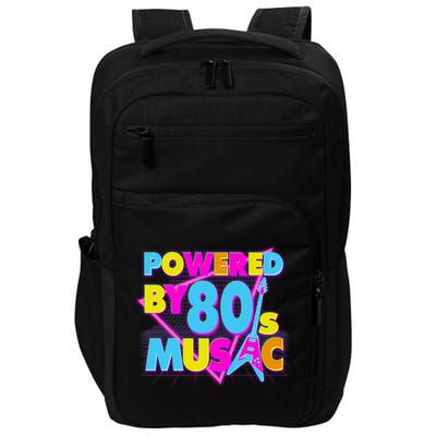 Cool Funny Retro Powered By 80's Music Impact Tech Backpack
