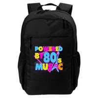 Cool Funny Retro Powered By 80's Music Backpack