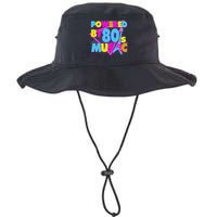Cool Funny Retro Powered By 80's Music Bucket Hat