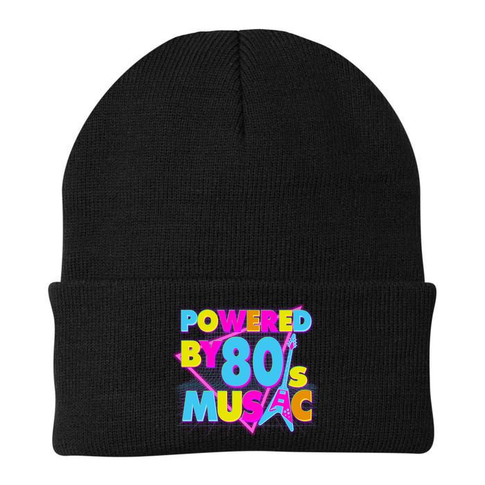 Cool Funny Retro Powered By 80's Music Beanie