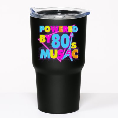 Cool Funny Retro Powered By 80's Music Tumbler