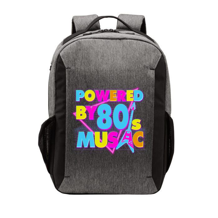 Cool Funny Retro Powered By 80's Music Vector Backpack
