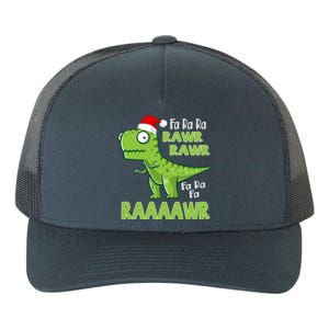 Cute Fa Ra Ra Rawr Santa Claus T Rex Dinosaur Christmas Day Great Gift Yupoong Adult 5-Panel Trucker Hat