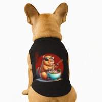 Capybara Funny Ramen Capybara Rodent Kawaii Anime Doggie Tank