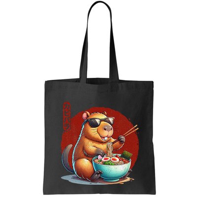 Capybara Funny Ramen Capybara Rodent Kawaii Anime Bag