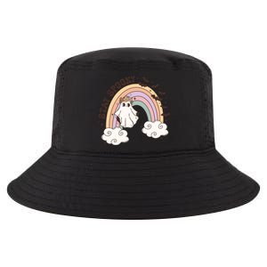 Cute Funny Retro Halloween Ghost Spooky Season Stay Spooky Meaningful Gift Cool Comfort Performance Bucket Hat