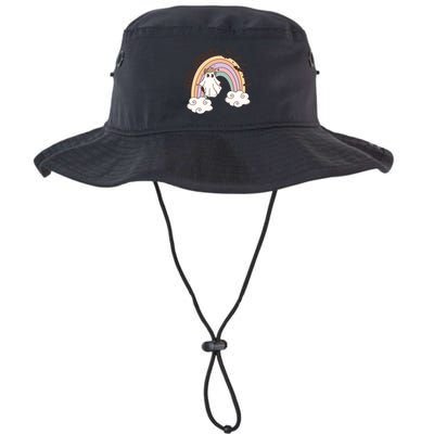 Cute Funny Retro Halloween Ghost Spooky Season Stay Spooky Meaningful Gift Bucket Hat